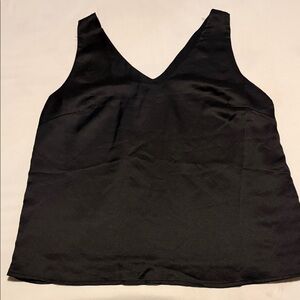 Lulu's Classic Black V-Neck Top